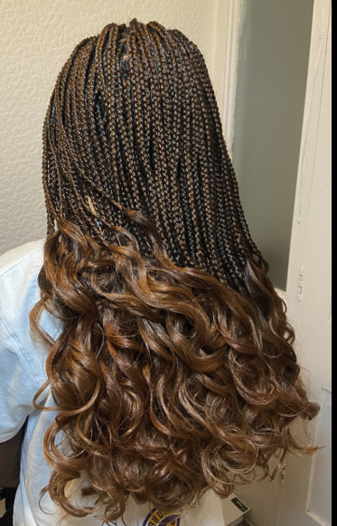 African Hairstyle Jessi hair braiding work