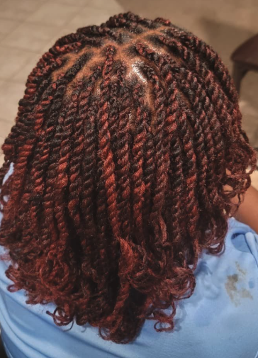 African Hairstyle Jessi hair braiding work