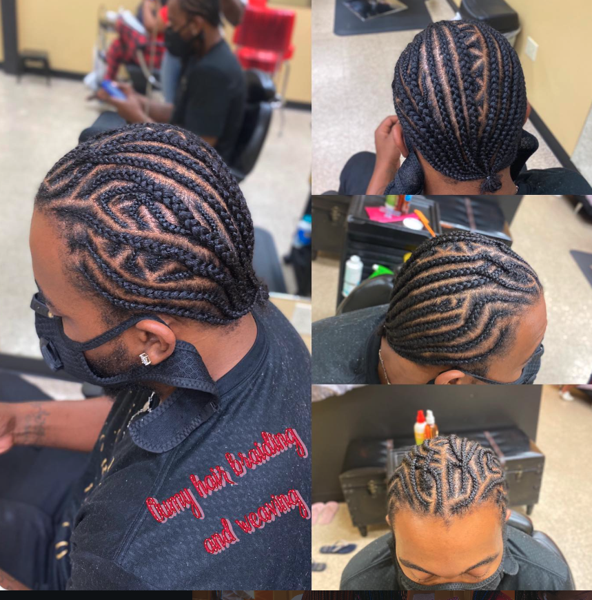 Oumy African Hair Braiding hair braiding work