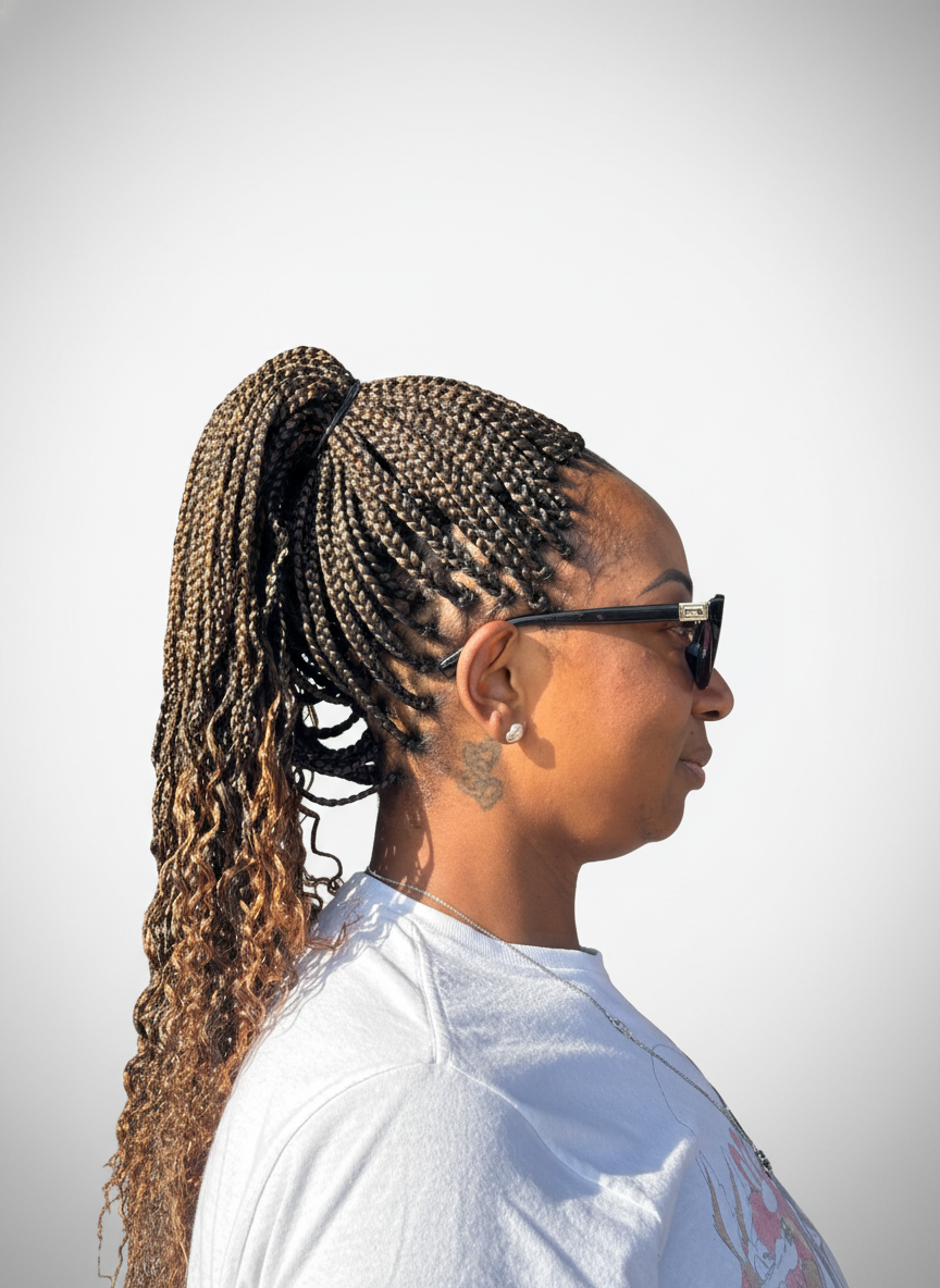 Braid Master hair braiding work